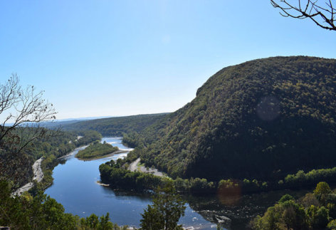 Scenic Mt Tammany Pocono Mountains