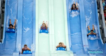 Amusement park slide