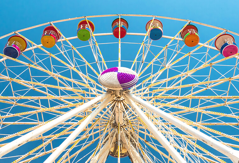 Amusement Park Ferris Wheel