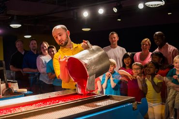 Crayon Factory mold pouring