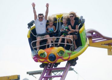 Crazy Mouse Family On Car With Hands Up