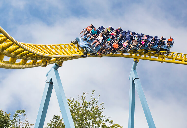 Hershey Park ride Skyrush Turn