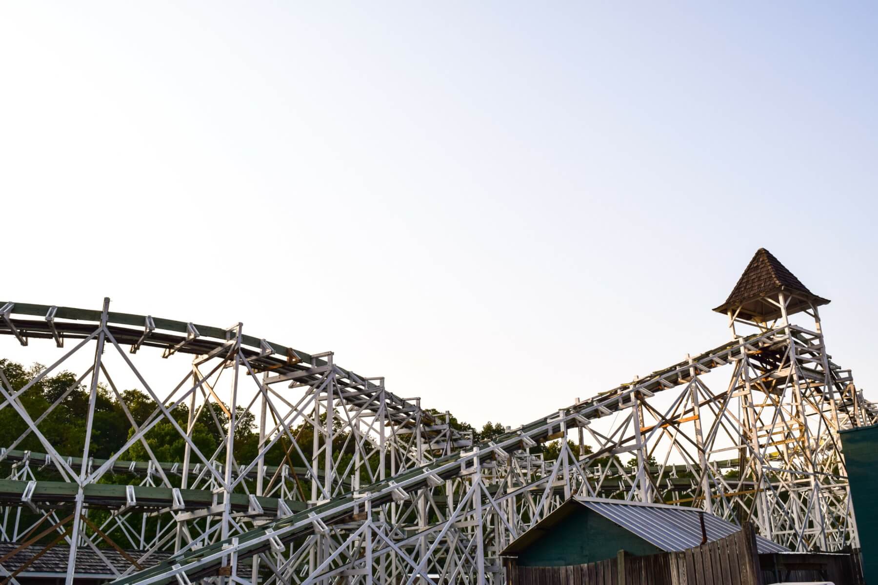 Roller coaster at Lakemont Park