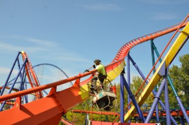 Amusement park ride Rougarou